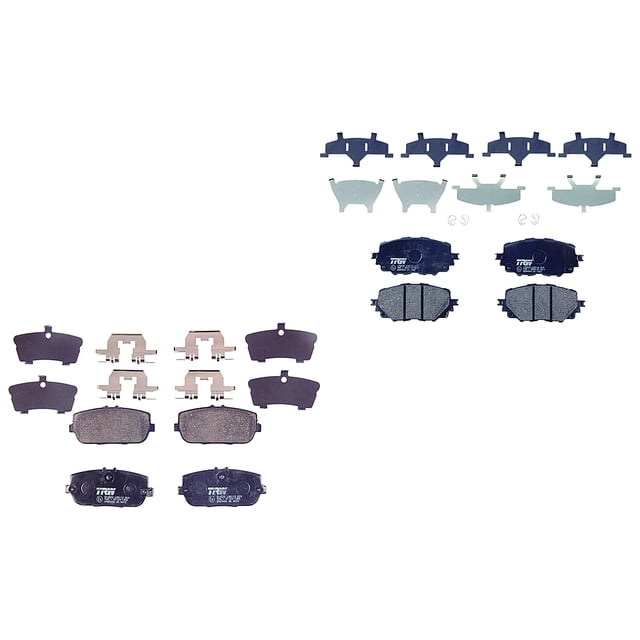 Set Balatas Bajos Metales TRW 124 Spider 2017 Fiat Kit Completo Delantero y Trasero