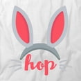 thumbnail image 2 of Hop T-Shirt | Cool Easter White Tee Gift, 2 of 5