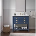 thumbnail image 3 of Pemberly Row Contemporary 37" Wood Single Bathroom Vanity Blue, 3 of 12
