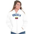 thumbnail image 3 of Venezuela Country Flag Soccer Fan Zip Up Hoodie Men's Women's Brisco Brands X, 3 of 5