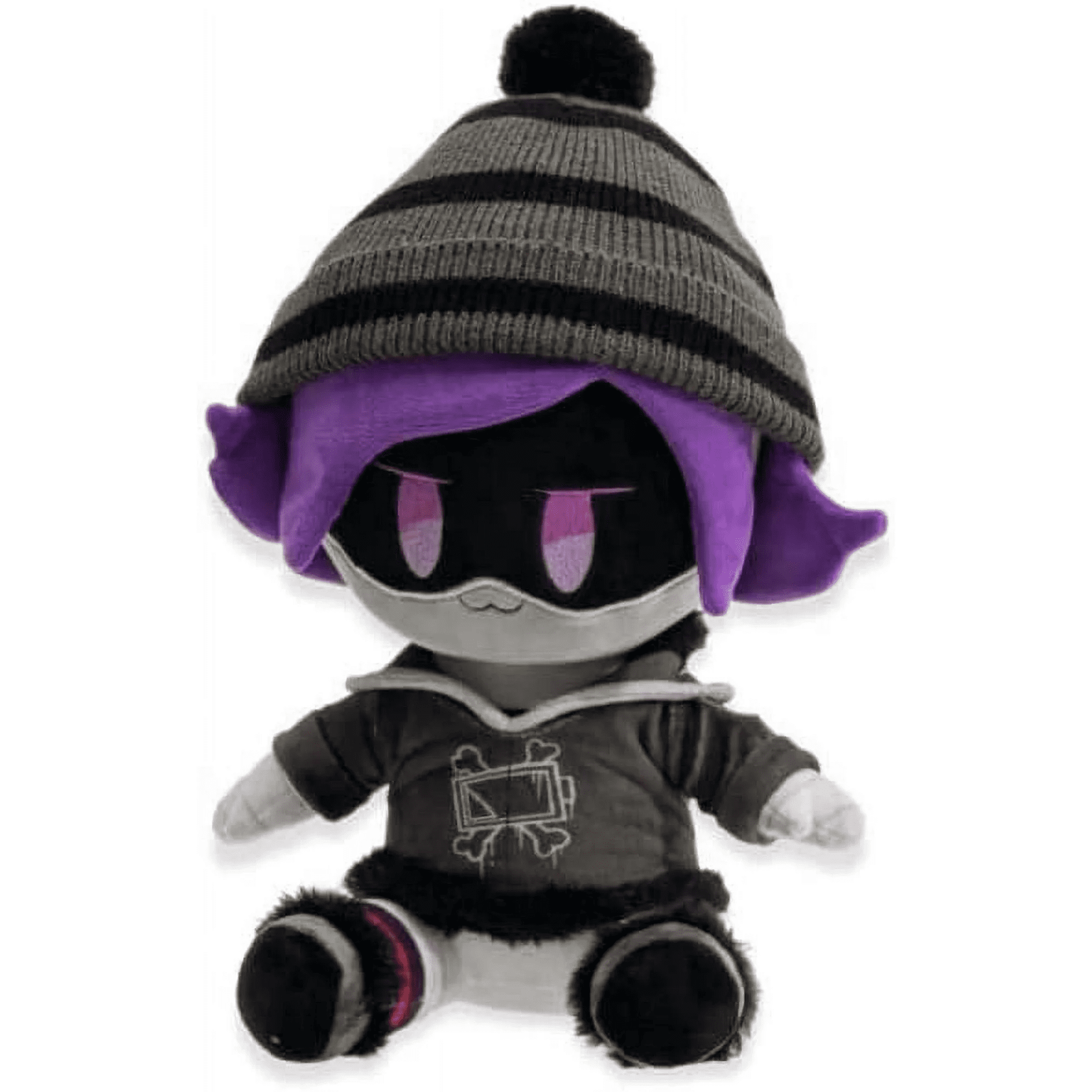 2025 New Murder Uzi Plush, 7.9in Murder Uzi Plush Toys, Game Murder Uzi Plush Toy Figure, Soft Stuffed Murder Uzi Plushie Doll, for Game Lovers, Kids and Fans Gift