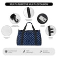thumbnail image 4 of Balery Nautical Themed Simple Anchors Bolsa de Gimnasio para Mujeres, Bolsa de Viaje con Bolsillo Húmedo, Bolsa de Fin de Semana para Mujeres, Bolsa de Viaje Resistente al Agua, 4 of 7