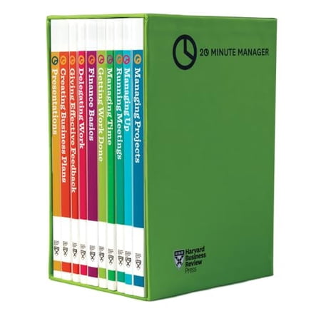 Pre-Owned HBR 20-Minute Manager Boxed Set (10 Books) (HBR 20-Minute Manager Series) 9781633690950 1633690954 Paperback Box edition