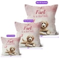 thumbnail image 4 of Every Fart is Love Note Goldendoodle Guilty Face Happy Valentine's Pillow Cushion Double Sided Doodle Dog Lover Gifts Idea Throw Pillow - 01016, 4 of 4