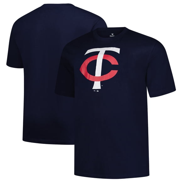 Men's Profile Navy Minnesota Twins Big & Tall Primary Logo T-Shirt