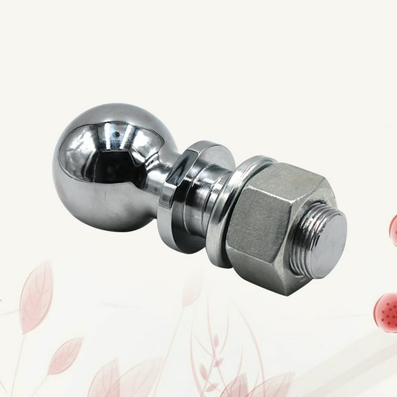 GOOHOCHY Trailer Tow Ball for Secure Connection with Durable Metal Material Silver Color 50mm 5000LBS