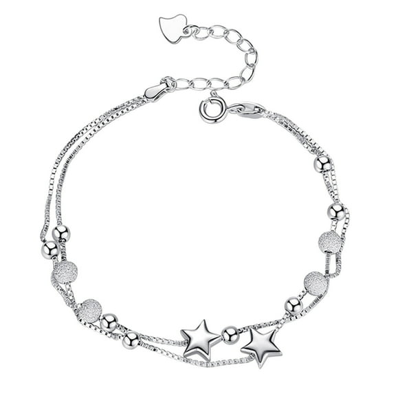 Christmas Gifts Moocorvic Bracelets Women Cute Beads Heart Bracelet Boho Adjust Bracelet For Women Teen Girls