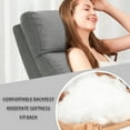 thumbnail image 3 of BestMassage Fabric Recliner, Gray, 3 of 7