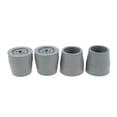 thumbnail image 1 of destyer 4 Pieces Walking Stick Ferrule Rubber Crutch Tips Bottom End Protector Gray, 1 of 9
