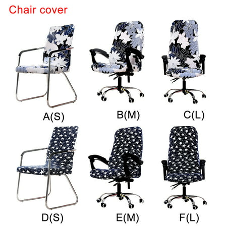 Stretch Removable Washable Short Dining Chair Protector Cover