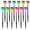 Multicolor, variant on Rirool Solar Pathway Lights Outdoor Waterproof 12 Pack, Solar Powered Garden Stake Lights for Patio Walkway Driveway Yard Lawn Landscape Decor, Warm White
