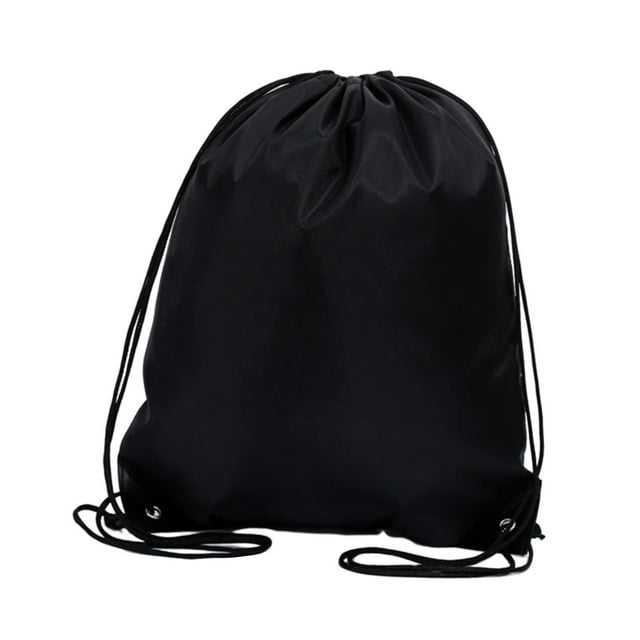 Sac à Cordon, Sac à Dos à Cordon, Sac de Jour Décontracté Grand Sac Sac de Sport Sac de Gym Sac à Dos pour Hommes, Enfants, Randonnée Plage Plein Air Noir