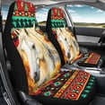 thumbnail image 4 of XYZCANDO Breathable Front Car Seat Covers featuring Horse Sunflower Design - Durable Non-Slip Protection For All Seasons, 4 of 10