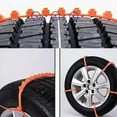 thumbnail image 6 of Lunxisen 160 Pcs Snow Chains Universal Anti-Skid Tire Chains for Cars Pickup, Full Traction with Safety Lock System, Reusable Storage Box, 6 of 8