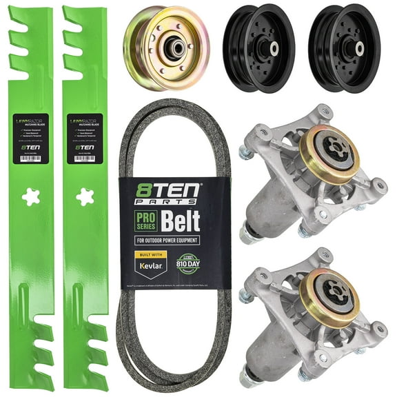 8TEN Blade Spindle Belt Idler Kit for Husqvarna Poulan 42 inch YT1942 MK1005164