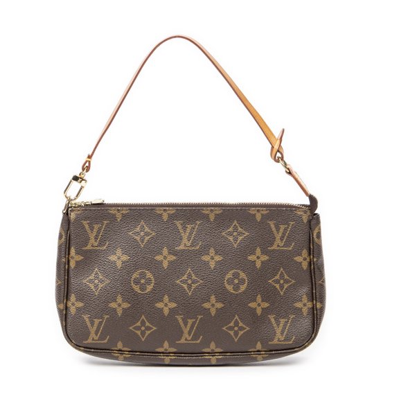 Pre-Owned Louis Vuitton Brown Accessory Pouch Handbag Monogram Canvas