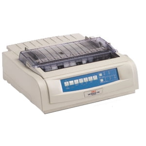Restored OKI MICROLINE 490N Dot Matrix Printer  High-Speed Monochrome Printing, Multi-Part Form Support, Serial/Parallel Interfaces, P/N: 62418903 (Refurbished)