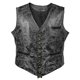thumbnail image 5 of Chaleco de ante con cuello en V para hombre, camiseta informal de moda con una hilera de botones, camiseta sin mangas personalizada, chaleco de ante, otoño e invierno, 2022, 5 of 5