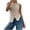 Beige, variant on Women's Striped Knitted Tank Tops Button Down Round Neck Sleeveless Slim Fit Casual Fashion Trendy Crop Top, Beige M