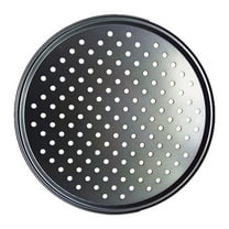 Acahhotxx Pizza Pan, 9/10/11/ Baking Pizza with Hole Carbon Steel Nonstick Kitchen Cooking