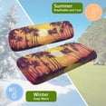 thumbnail image 5 of Uorisanigo Golf Cart Seat Covers Polyester Seat Cushion Cover Hawaii Palm Tree Sunset Scratch-Resistant Dress UP Older Golfs Carts Vinyl Seats Gifts Golf Cart Accessories, 5 of 7