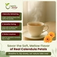 thumbnail image 4 of Organic Way Dried Calendula Flower Petals - Herbal Tea | European Wild-Harvest | Organic & Kosher Certified | Raw, Vegan, Non GMO & Gluten Free | USDA Certified | Origin - Albania (1/4 lbs / 4 oz), 4 of 8