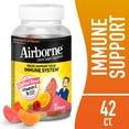 thumbnail image 4 of (2 pack) Airborne 750mg Vitamin C Immune Support Gummies, Multivitamin Supplement, Assorted Fruit Flavor, 42 ct, 4 of 12
