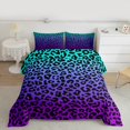 thumbnail image 2 of Homewish Gradient Purple Blue Bedding Comforter Set,Chic Cheetah Pattern Twin Comforter Sets,Modern Abstract Desgin Bedding Set For Girls Kids,Luxury Bedroom Decor,2-Piece, 2 of 8