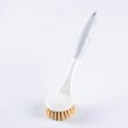 thumbnail image 6 of Dish Washing Brush, Kitchen Cleaner for Cleaning Pot, Sink and Stove, Dish Scrubber Long Handle for Dish Bottle Cup Skillet Wok Pot Pan Cast Iron (White), 6 of 6