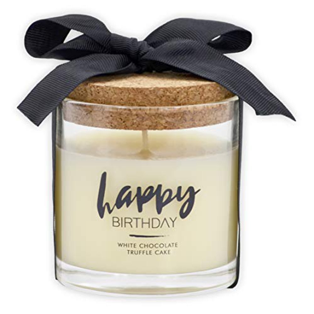Urban Concepts by DECOCANDLES Happy Birthday Candle White Chocolate