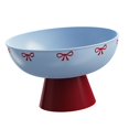 thumbnail image 2 of Frutero con base de drenaje desmontable, recipiente para aperitivos, expositor multiusos para encimera de cocina, cuenco decorativo moderno, soporte Azul, 2 of 8