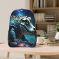 thumbnail image 5 of Rocae Starry Sky Colorful Crocodile A for 16inch Clear Backpack Transparent School Backpack for Women Men, Capacity Clear Bag for College, Travel, 5 of 7