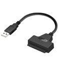 thumbnail image 1 of SATA 3 Cable Sata to USB Adapter 6Gbps for 2.5 Inches External SSD HDD Hard Drive 22 Pin Sata III Cable,USB 2.0,20cm, 1 of 8