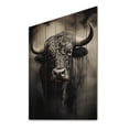 thumbnail image 2 of Designart "Animal African Grey Buffalo II" Animals Print on Natural Pine Wood, 2 of 5