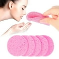 thumbnail image 4 of 5Pcs Makeup Tool Cleanup Exfoliator Face Wash Pad Cleansing Sponge Compress Puff Body Facial Cleaner GREEN 10CM, 4 of 8