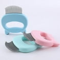 thumbnail image 3 of Cat Comb Pet Short Hair Removal Massaging Soft Deshedding Brush Pet Massage Brush Shell Shaped Handle Pet Grooming Massage Tool To Remove Loose Hairs Only For Cats, 3 of 6