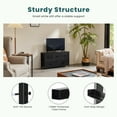 thumbnail image 6 of JOINSUN 5-Drawer Dresser, Fabric Storage Tower Organizer with Sturdy Steel Frame & Wooden Top, Easy-Pull Handles, for Bedroom, Living Room, Hallway, Closet, Entryway - Black, 6 of 8