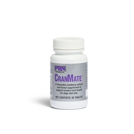 UPC: 0685687326485 | PRN Pharmacal CranMate Cranberry Supplement – Chewable Cranberry Extract Nutritional Supplements for Dogs & Cats – Cranberry Urinary Tract Health – 60 Chew Tabs