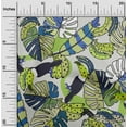 thumbnail image 2 of oneOone Viscose Jersey Green Fabric Leaves Diy Clothing Quilting Fabric Print Fabric By Yard 60 Inch Wide, 2 of 7