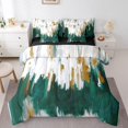 thumbnail image 1 of YST Turqoise Green White Watercolor Full Size Comforter Set 7 Pieces Grunge Aesthetic Bed in a Bag with Flat Sheet and Fitted Sheet, Tie Dye Bedding with Pillowcases and Throw Pillow Covers, 1 of 4