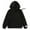 Black, variant on Alvivi Kids Girls Boys Hoodies Long Sleeve Drawstring Pullover Hooded Sweatshirt with Pocket Black 9-10