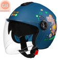 thumbnail image 2 of Casco de seguridad para niños certificado por nuevos estándares nacionales Casco de medio casco de doble lente Coche eléctrico Coche eléctrico con botella para niños A, 2 of 5