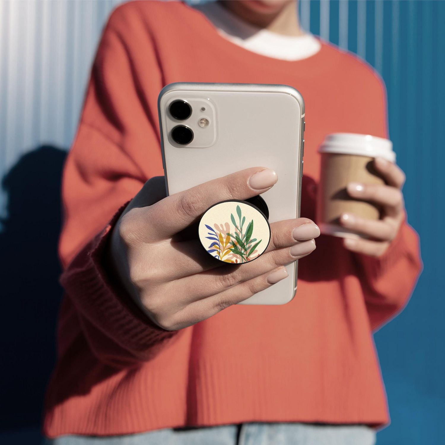 4TERRA Phone Grip - Ocean Cycle - Leaves, 4TERRA GRIP OC LEAVES