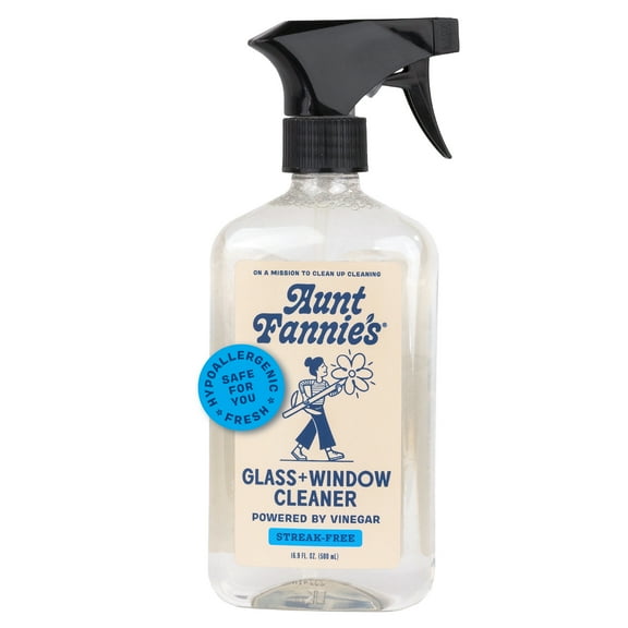 Aunt Fannie’s Glass & Window Cleaning Vinegar Spray, 16.9 oz