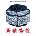 thumbnail image 2 of SINGER Sewing Storage Desktop Spinner, Craft Organizer, Navy Floral Print, 1 Count, 2 of 9