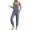 Snorkel Blue, variant on Ekouaer Women's Pajamas Sleeveless Summer Lounge Set Ribbed Knit Pj Loungewear Soft Tank Sleepwear Nightwear