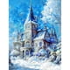 thumbnail image 1 of Cuadros Decorativos 5D bricolaje ronda completa taladro diamante pintura Castillo Kit arte decoración del hogar (QQ285) Wdftyju de costura negro 4 estilos, 1 of 9