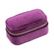 thumbnail image 1 of Estuche de viaje de terciopelo para joyas, anillos, pendientes y collares. Violeta, 1 of 9
