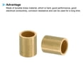 thumbnail image 4 of M6 Brass Spacers, 5 Pcs Metal Spacers Brass 6mm ID x 8mm OD x 10mm L Screw Standoff for 1/4inch or M6 Screw Bolts, 4 of 5