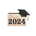 thumbnail image 1 of Wweixi Hand-folded Envelope-style Graduation Card Case Holder Black Graduation Card Black, 1 of 6